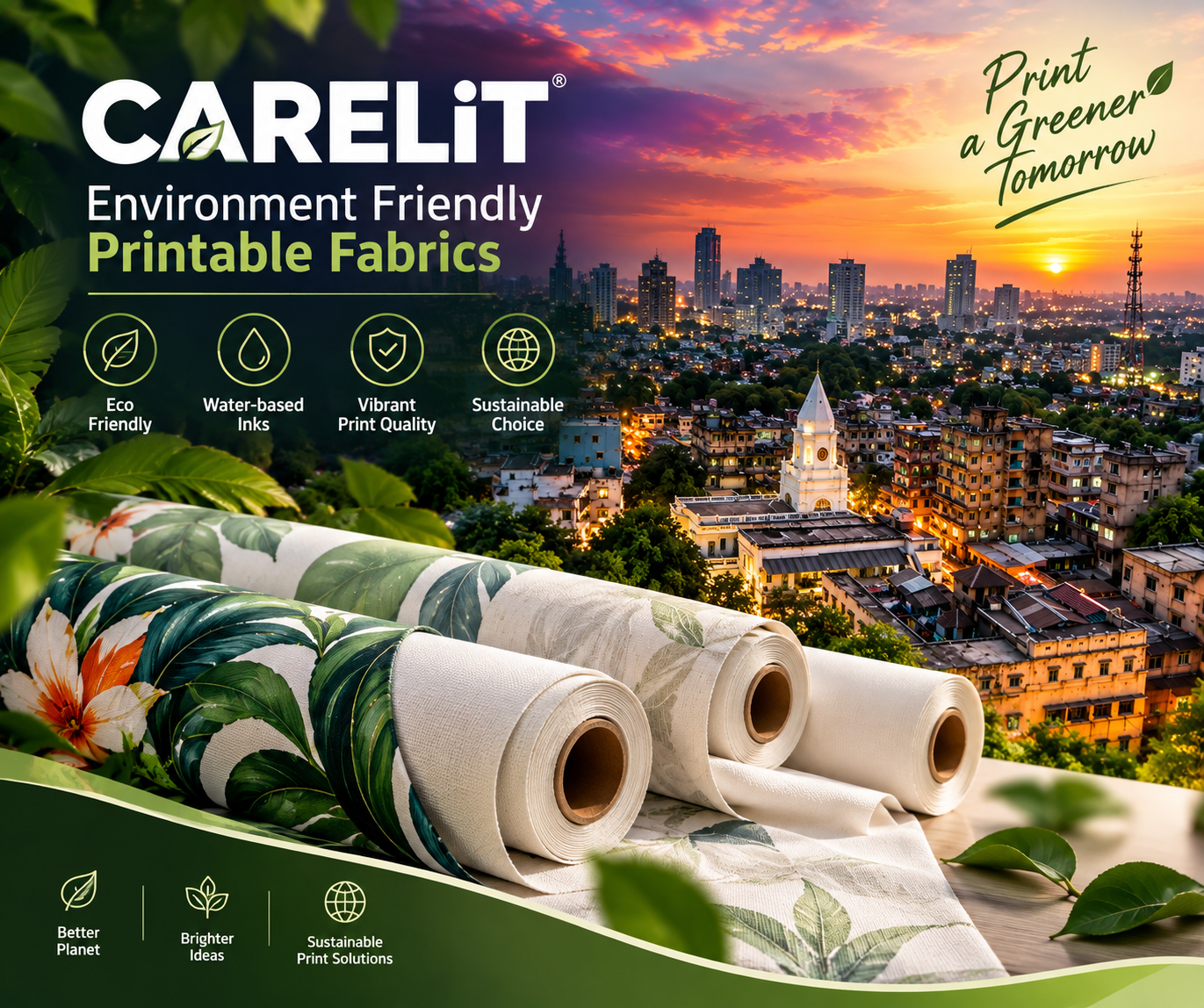 CARELIT Environment Friendly Printable Fabrics
